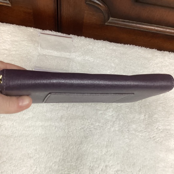 Coach Leather Zip Around Wallet - Picture 10 of 13